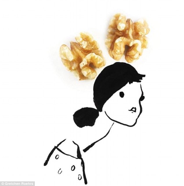 Ezek a divatillusztrációk néhány finom falattal lesznek teljesek Ezek a divatillusztrációk néhány finom falattal lesznek teljesek