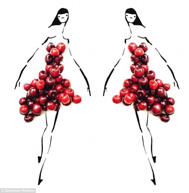 Ezek a divatillusztrációk néhány finom falattal lesznek teljesek Ezek a divatillusztrációk néhány finom falattal lesznek teljesek