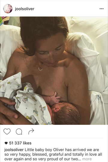 Megszületett Jamie Oliver ötödik gyereke – fotó