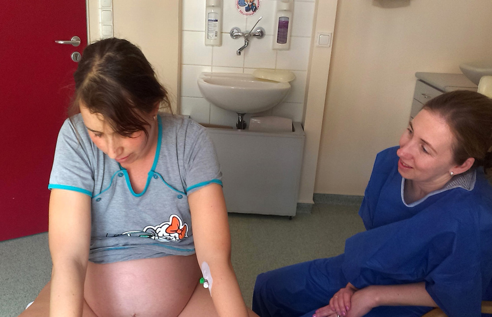 Császármetszés után természetesen: 