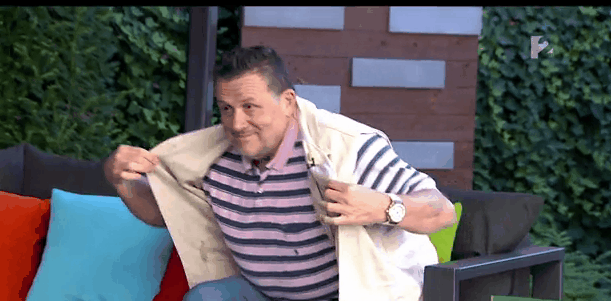 Lagzi Lajcsi zsírral fogyasztja Molnár Anikót