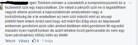 Vajna Tímea vallomása: szeretjük egymást