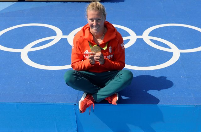 Az 500. magyar érem Kozák Danutáé (fotó: KOvács Tamás - MTI)