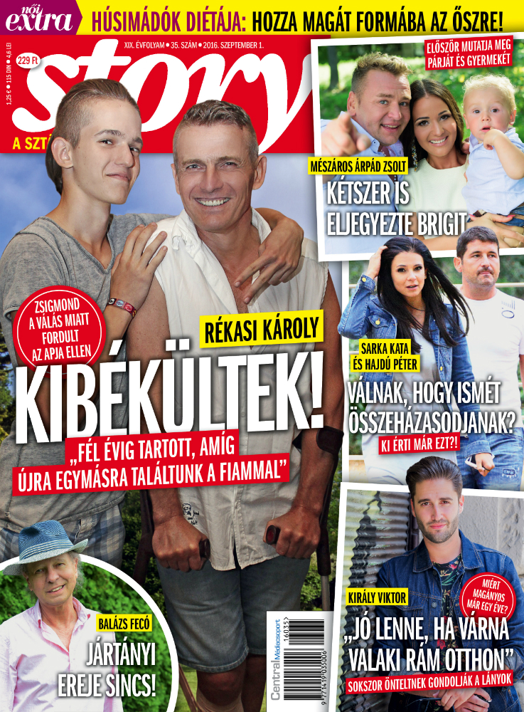 Rékasi Károly és fia terapeutához jár