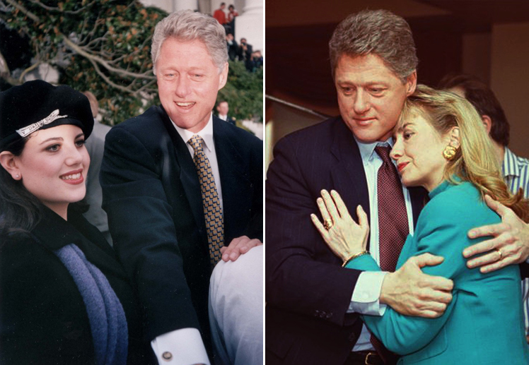Monica Lewinsky és Bill Clinton