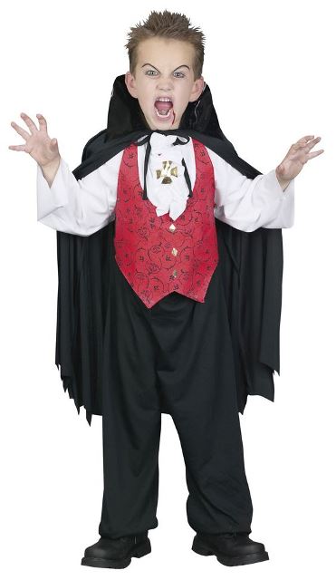 Szuper Halloween jelmez gyerekeknek: vámpír