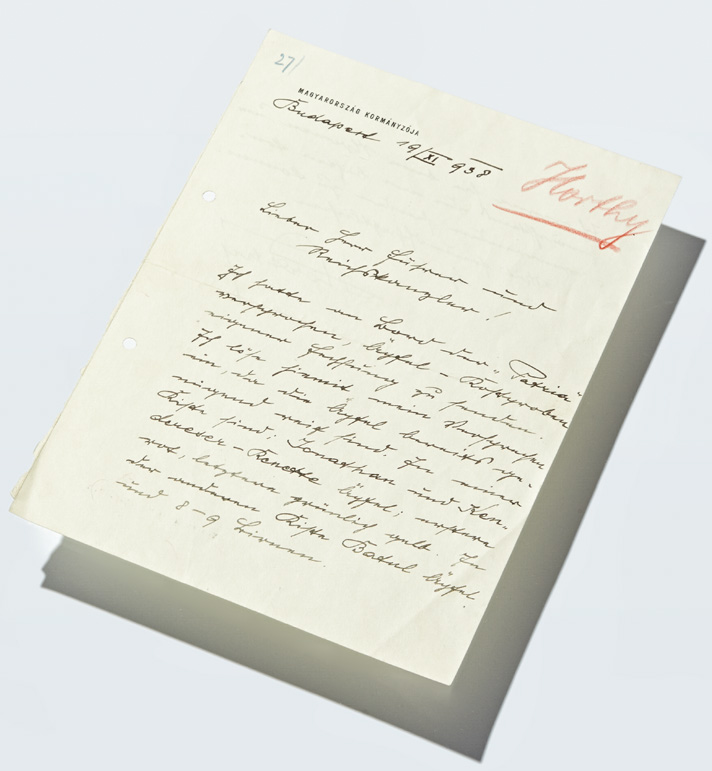 Horthy levele Hitlernek és egy különleges kotta története - könyvritkaságok kiállítása Budapesten Horthy levele Hitlernek és egy különleges kotta története - könyvritkaságok kiállítása Budapesten