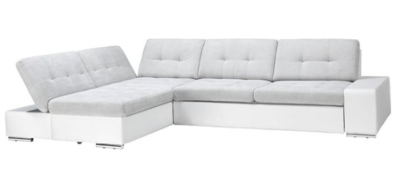 Fehér, variálható kanapé, Möbelix 349.900 forint Ez a kanapé tényleg luxus darab, nemcsak mérete és variálhatósága, hanem az ára miatt is.