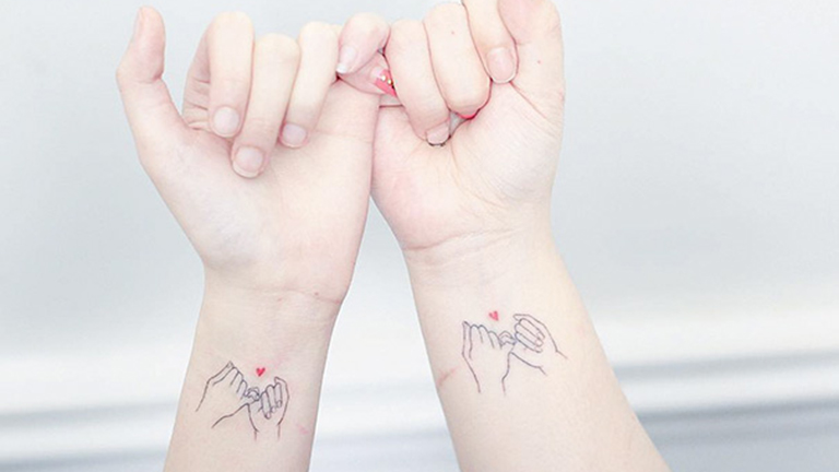 Csodás tetoválások legjobb barátoknak