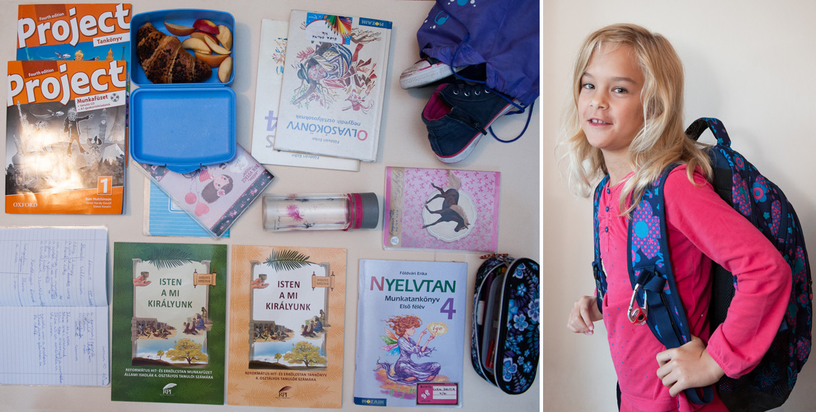 Mennyit cipel egy kisiskolás? - belenéztünk az iskolatáskákba