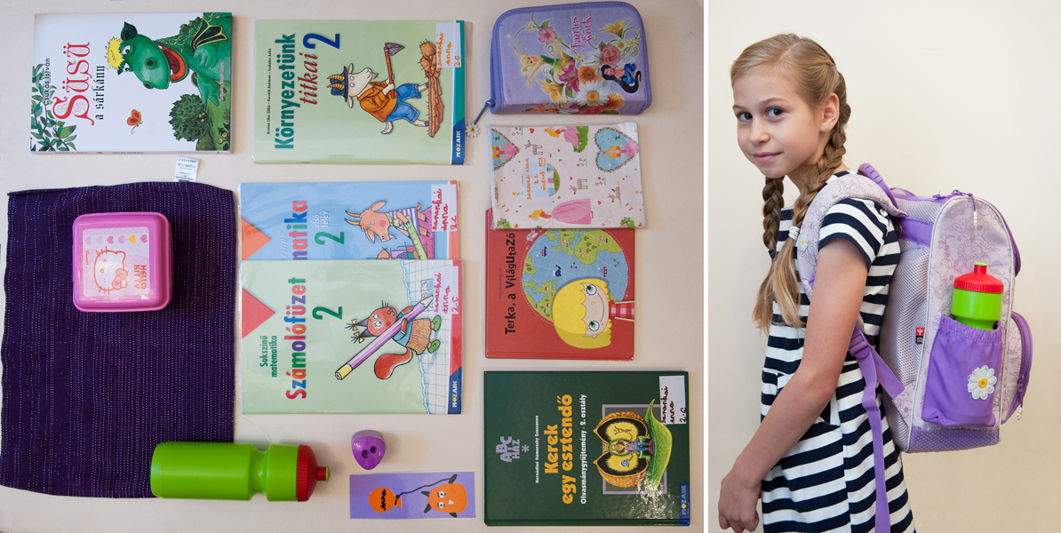 Mennyit cipel egy kisiskolás? - belenéztünk az iskolatáskákba