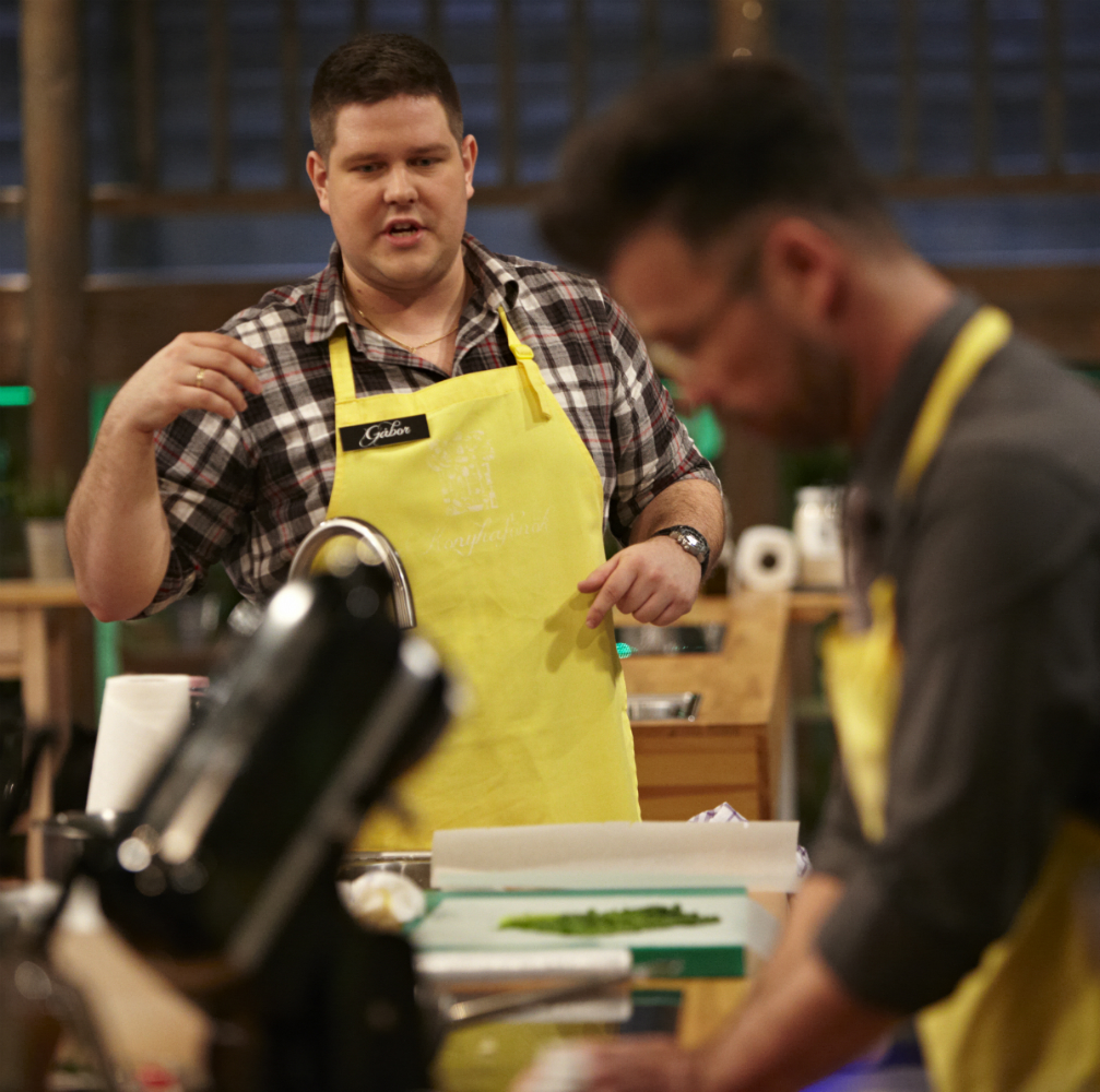 A Konyhafőnök versenyzője Gábor kiakadt társára