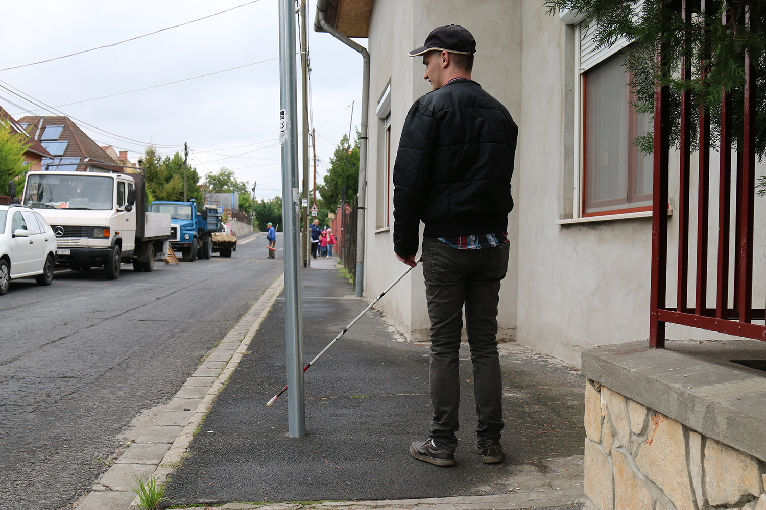 A vak ember számára Budapest egy elkeserítő akadálypálya