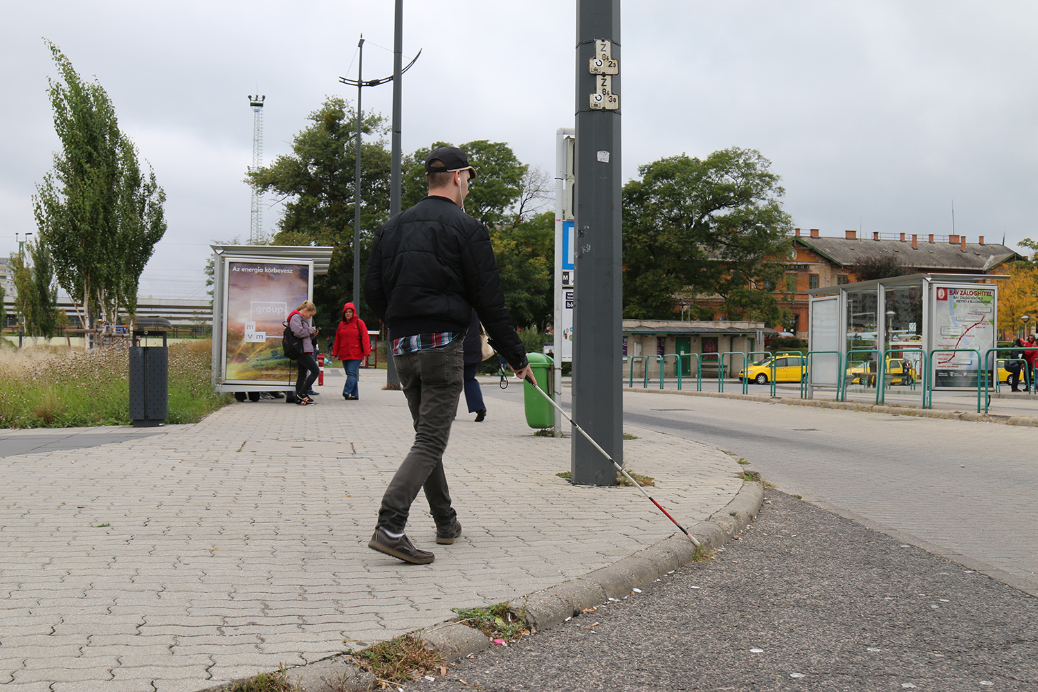 A vak ember számára Budapest egy elkeserítő akadálypálya