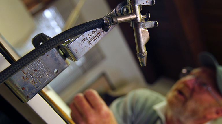 A sokat látott airbrush, ma már csak 