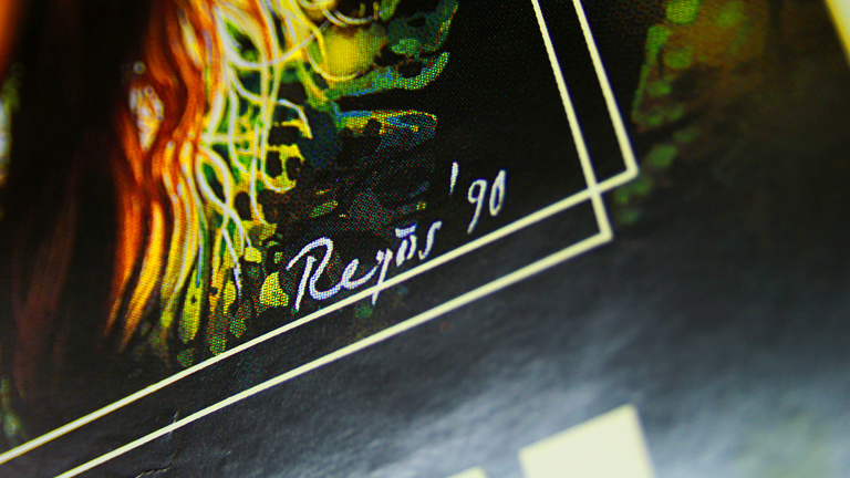 Számtalan plakát és könyvborító rejti Regős Béla szignóját (Fotó: Badits Marcell/Plakátfiú)