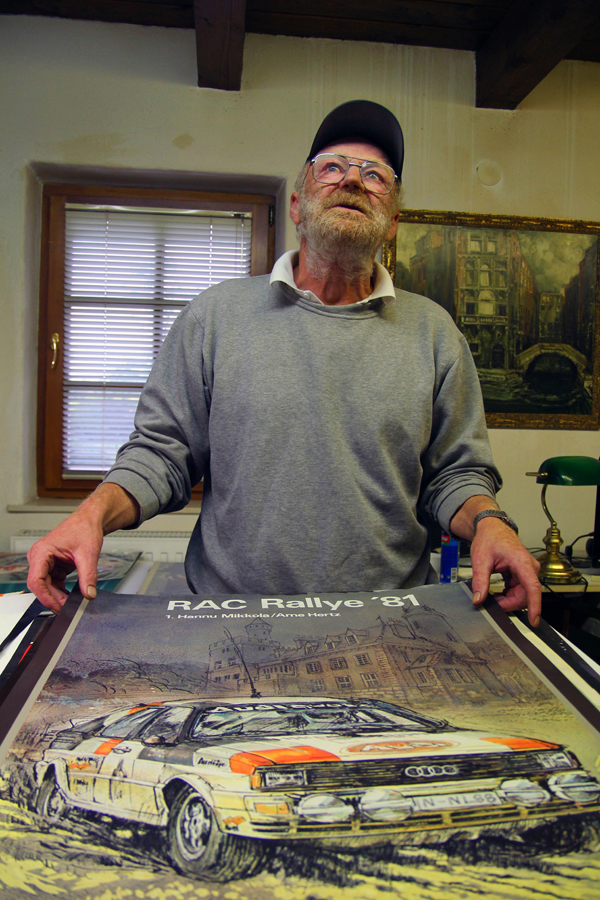 Az 1981-es RAC Scotland Rally plakátja (Fotó: Badits Marcell/Plakátfiú)