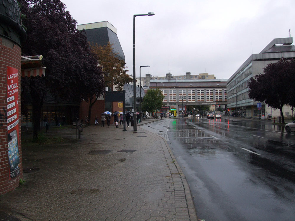 A támadás helyszíne - Fotó: Police.hu