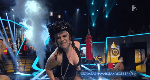 Polyák Lilla dögösen adta elő magát