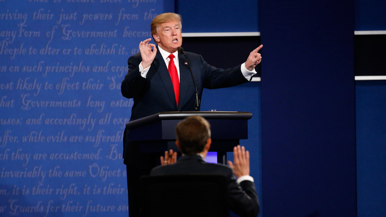 Clinton győzelmét hozta az utolsó elnökjelölti vita Clinton győzelmét hozta az utolsó elnökjelölti vita