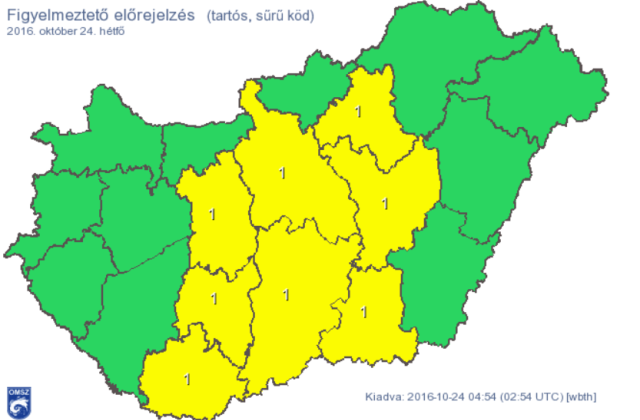 Napokig nem látunk a sűrű ködtől