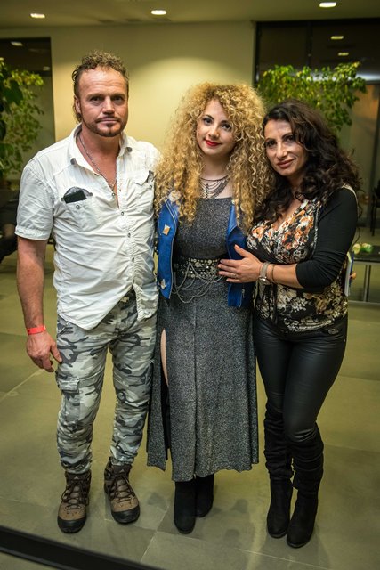 Opitz Barbi és a szülei