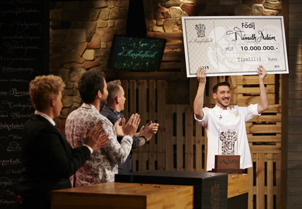 Megvan a Konyhafőnök győztese, Németh Ádám és Wirgha Márk együtt örült