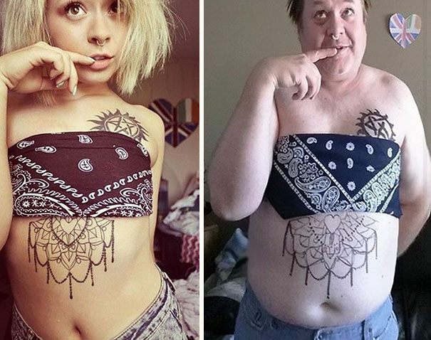 Már kétszer annyian követik a lányát kifigurázó apuka fotóit, mint a lányt