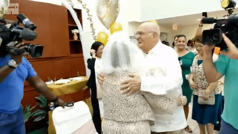 A hónap szerelmespárja a 80 éves menyasszony, és 95 éves vőlegénye A hónap szerelmespárja a 80 éves menyasszony, és 95 éves vőlegénye