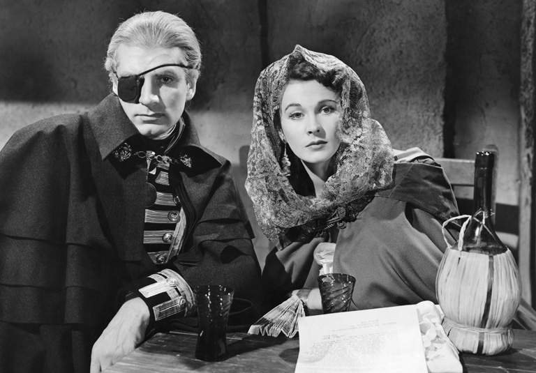 Laurence Olivier és Vivien Leigh a Lady Hamilton c. filmben