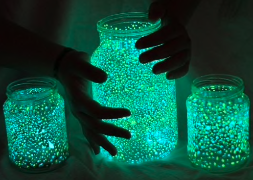 DIY: sötétben világító lámpások befőttes üvegből