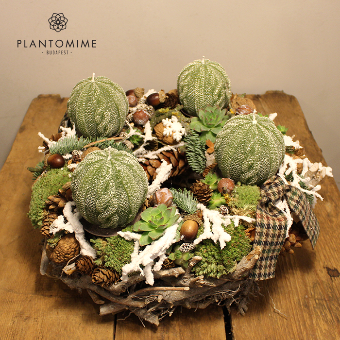 Ezektől leesik az állad! 20 adventi koszorú ajtóra és asztalra