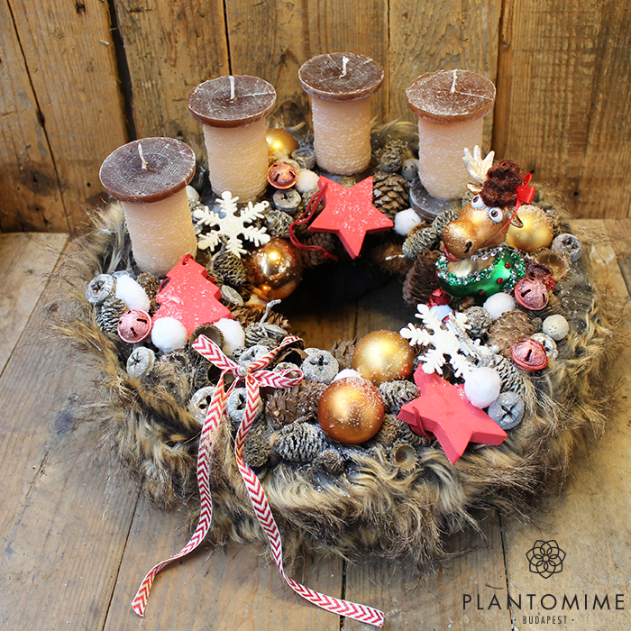 Ezektől leesik az állad! 20 adventi koszorú ajtóra és asztalra