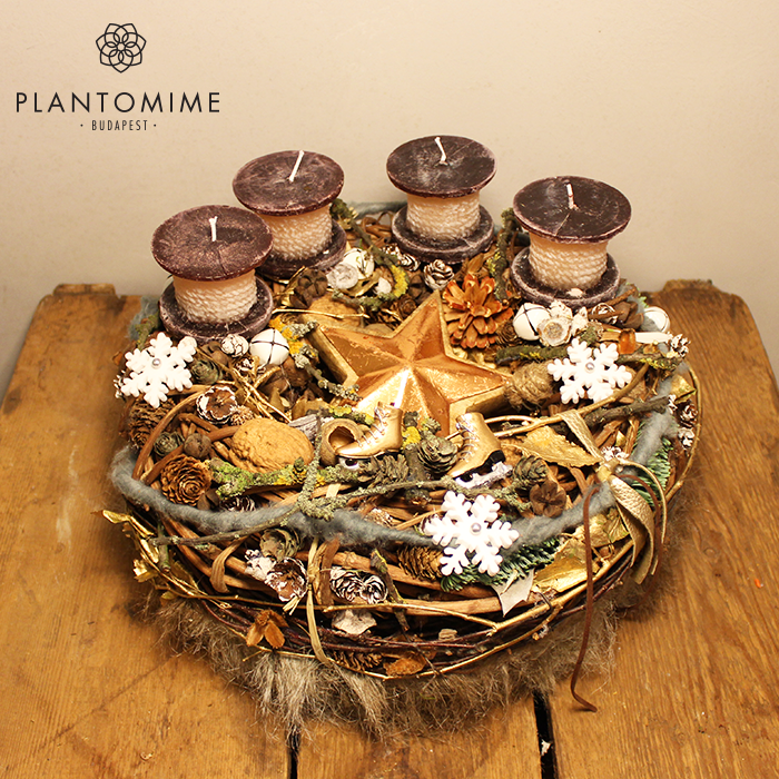 Ezektől leesik az állad! 20 adventi koszorú ajtóra és asztalra