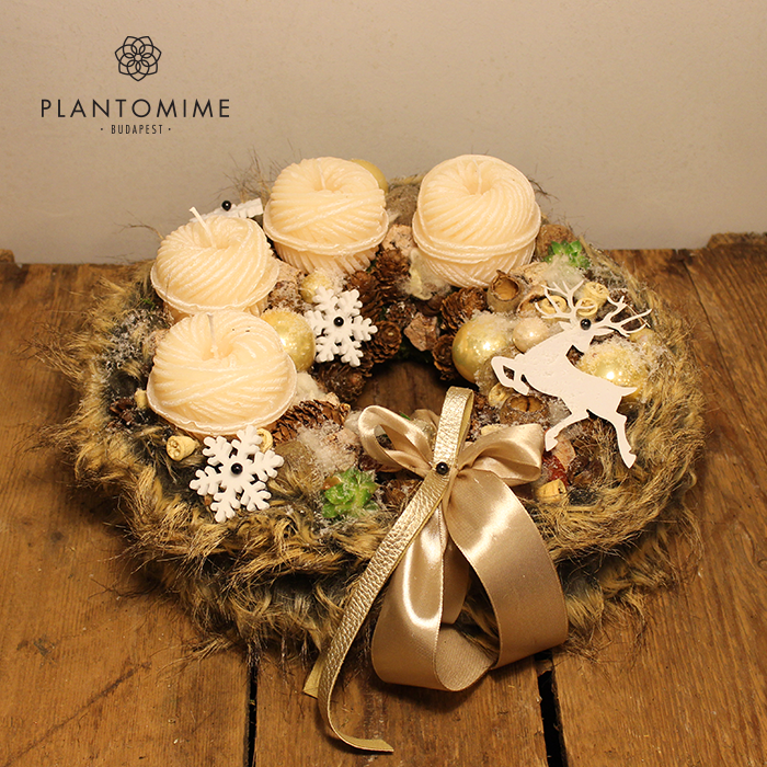 Ezektől leesik az állad! 20 adventi koszorú ajtóra és asztalra