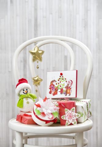 Készíts aranyló textilcsillagokat!