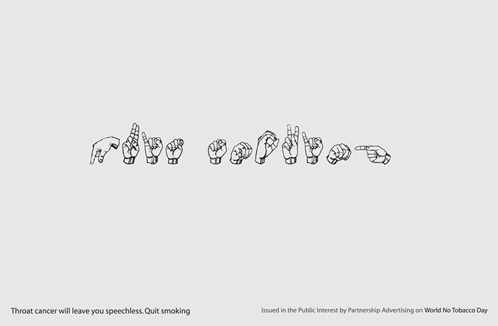 Ezek a kreatív reklámok bárkit leszoktatnak a dohányzásról