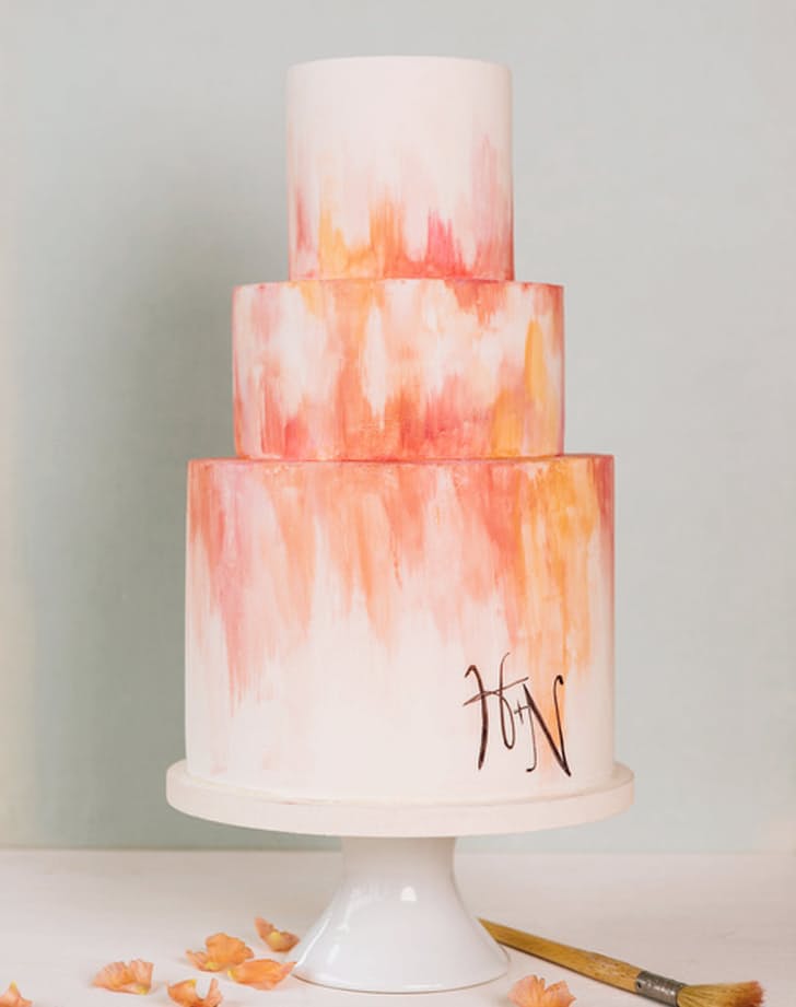 A legújabb tortatrend: vízfesték hatású dekoráció