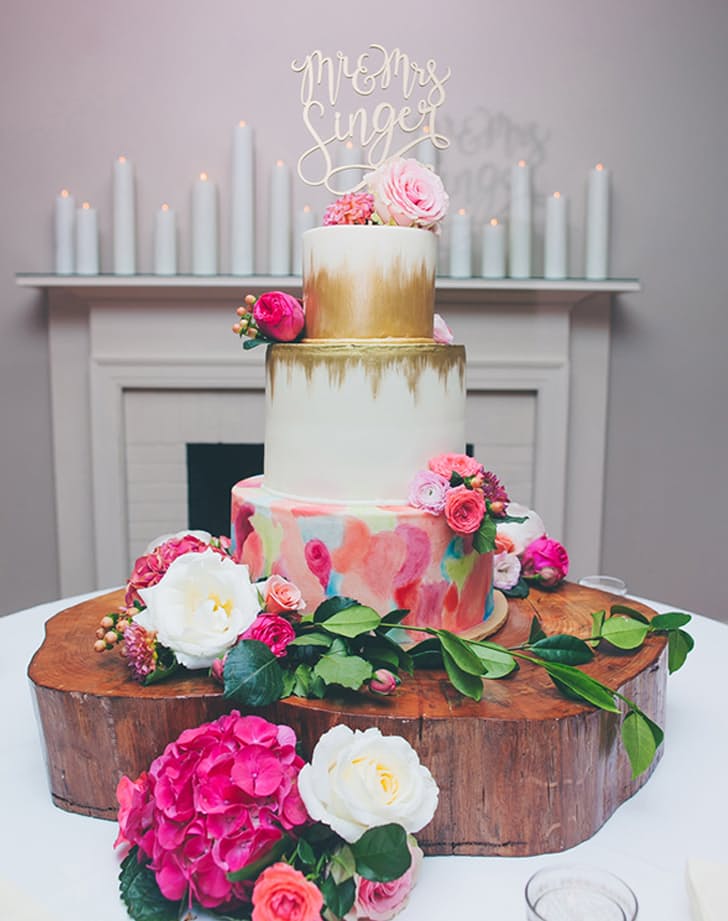 A legújabb tortatrend: vízfesték hatású dekoráció