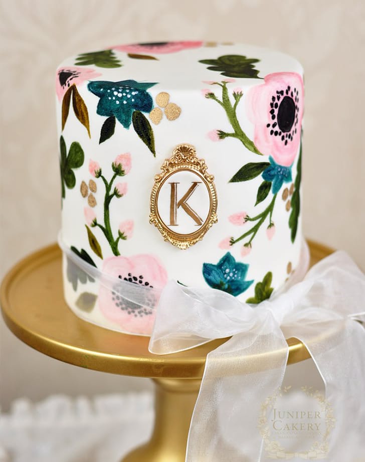 A legújabb tortatrend: vízfesték hatású dekoráció