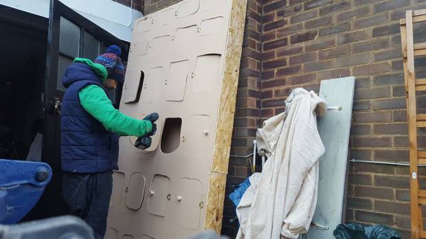 Hatalmas adventi kalnderáiumot csinált feleségének - fotók Hatalmas adventi kalnderáiumot csinált feleségének - fotók