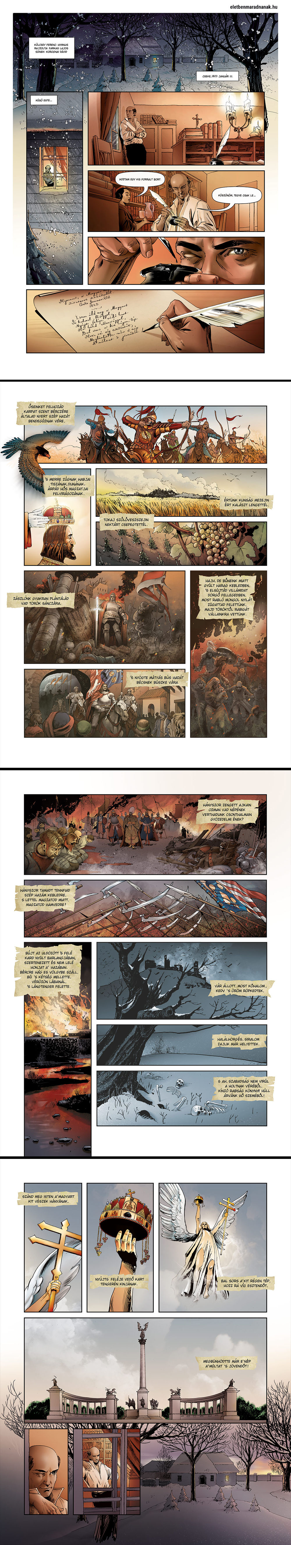 Elkészült a Himnusz képregényváltozata is Elkészült a Himnusz képregényváltozata is