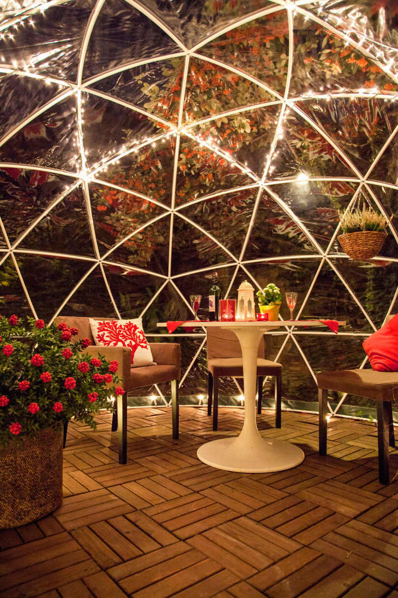 Egész évben élvezheted a kerted ebben a vízálló igluban