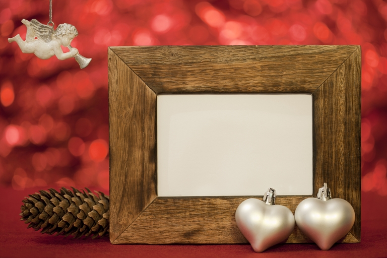 10 perc és kész - egyedi karácsonyi fotókeret