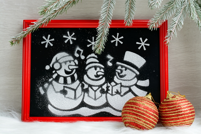 10 perc és kész - egyedi karácsonyi fotókeret