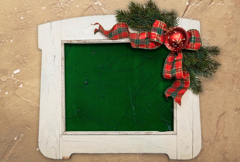 10 perc és kész - egyedi karácsonyi fotókeret