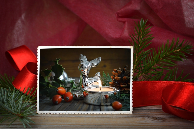 10 perc és kész - egyedi karácsonyi fotókeret