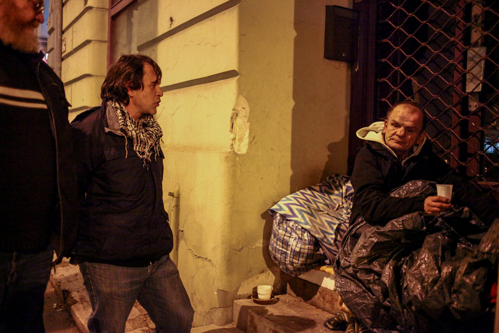 Krízis autó az utcán