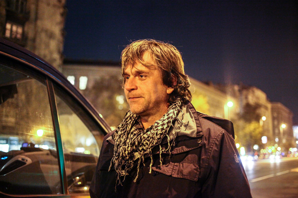 Krízis autó az utcán