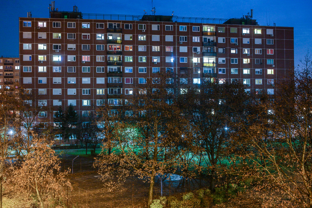 Krízis autó az utcán